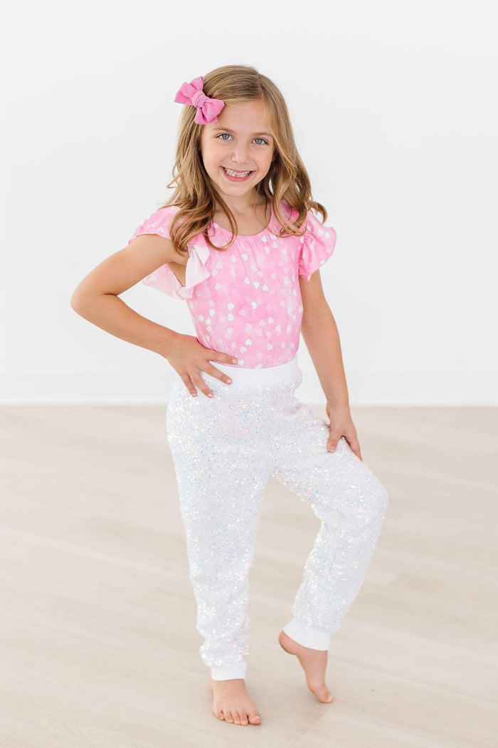 Shine Bright S/S Flutter Sleeve Leotard-Mila & Rose ®