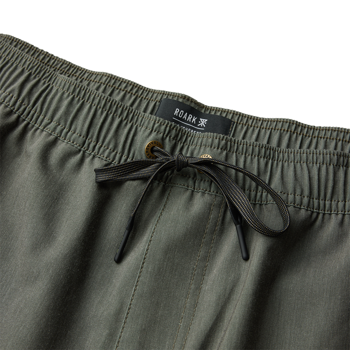 Close-up of Roark's durable adventure gear with a military-inspired design, ready for rugged use.
