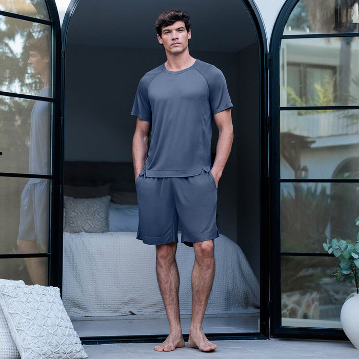 Cooling shorts men || Coastal blue