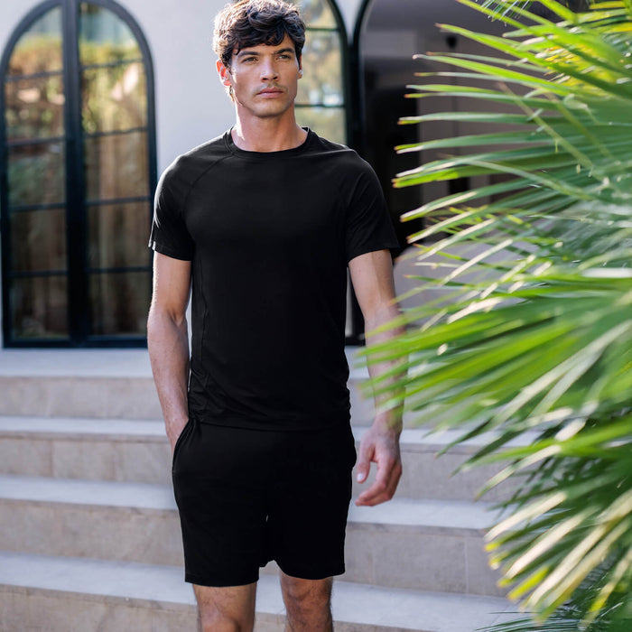Summer sleep shorts men || Black