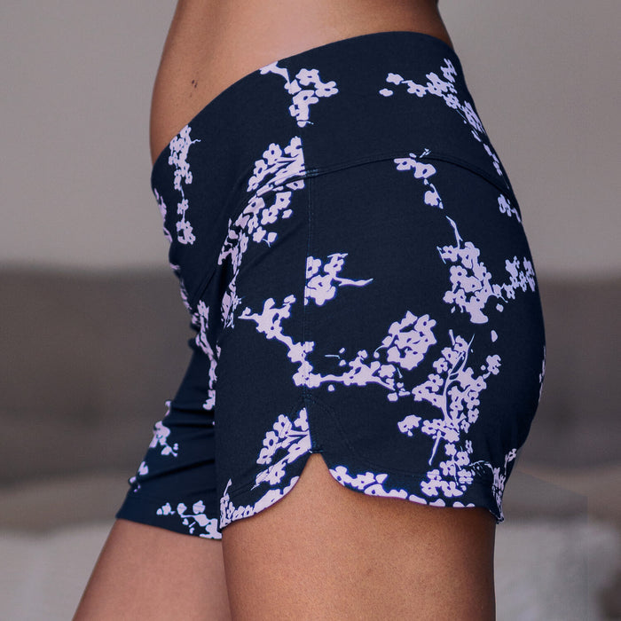 Sleep shorts women || Cherry blossom