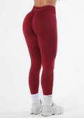 SIGNATURE SCRUNCH LEGGINGS - CHILLI