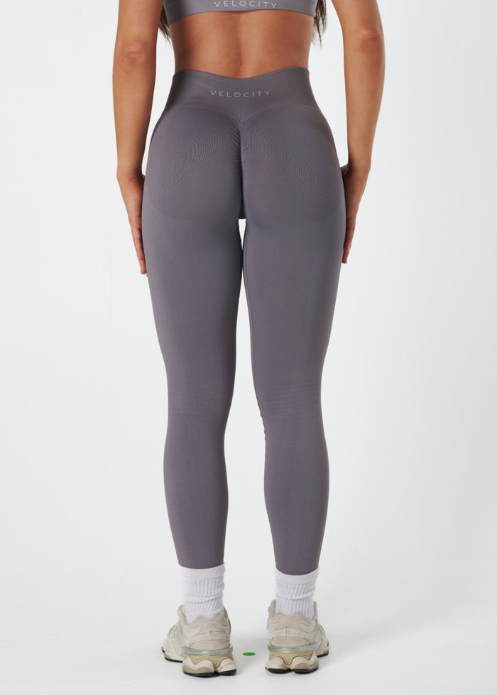 SIGNATURE SCRUNCH LEGGINGS - GREY