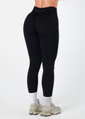 SIGNATURE SCRUNCH LEGGINGS - LIQUORICE