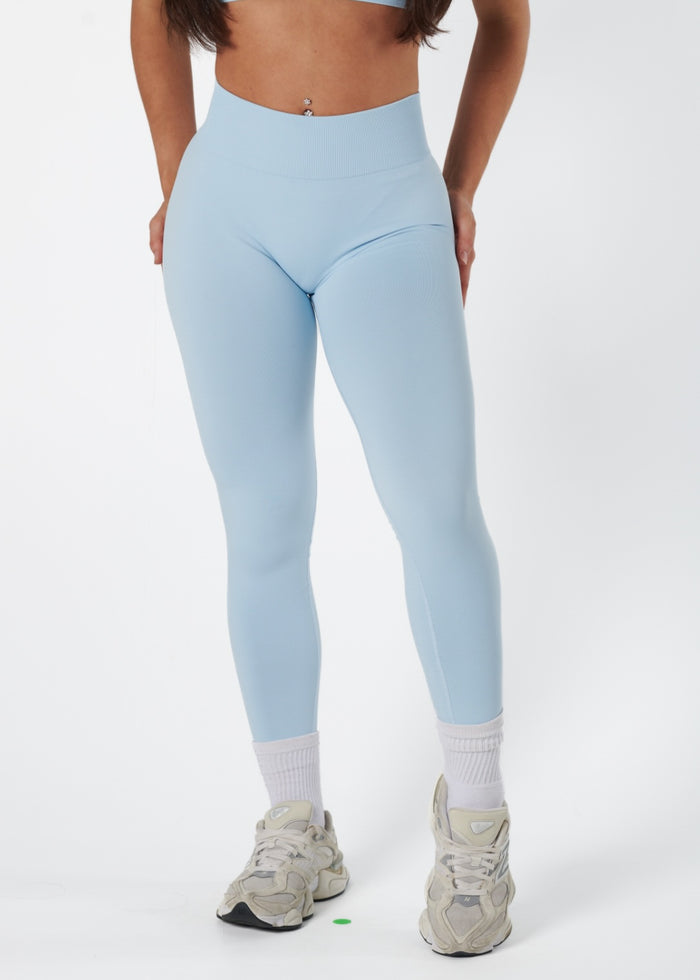 SIGNATURE SCRUNCH LEGGINGS - SKY