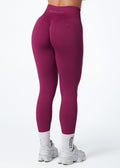 SIGNATURE SCRUNCH LEGGINGS HIGH RISE - BERRY