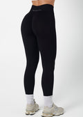 SIGNATURE SCRUNCH LEGGINGS HIGH RISE - LIQUORICE