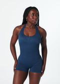 SIGNATURE SCRUNCH ONE PIECE - DEEP BLUE