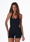 SIGNATURE SCRUNCH ONE PIECE - LIQUORICE