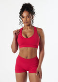 SIGNATURE SPORT BRA - CHERRY