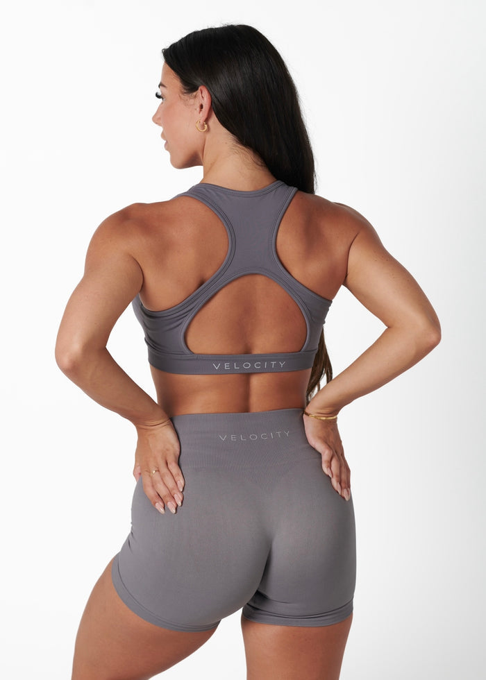SIGNATURE SPORT BRA - GREY