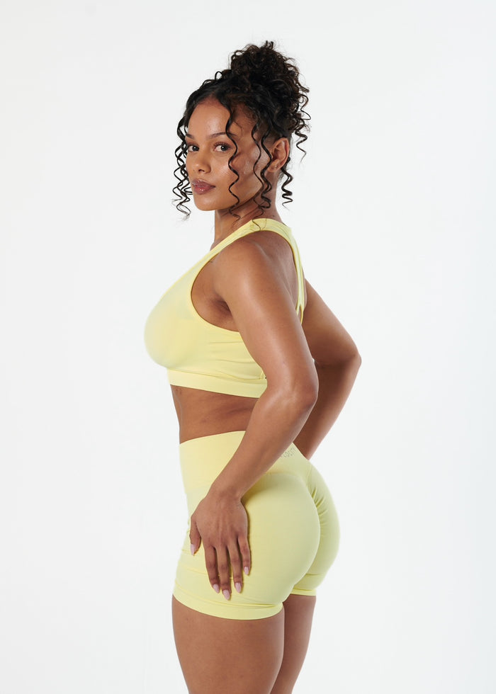 SIGNATURE SPORT BRA - LEMON SORBET
