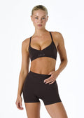 SIGNATURE TRIANGLE BRA - ESPRESSO