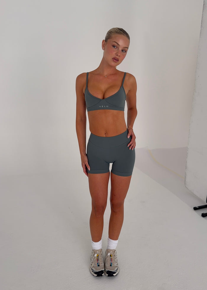 SIGNATURE TRIANGLE BRA - PINE