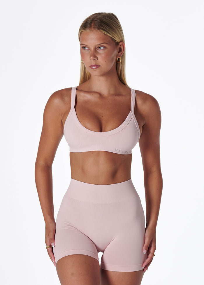 SILHOUETTE BRALETTE - BLUSH