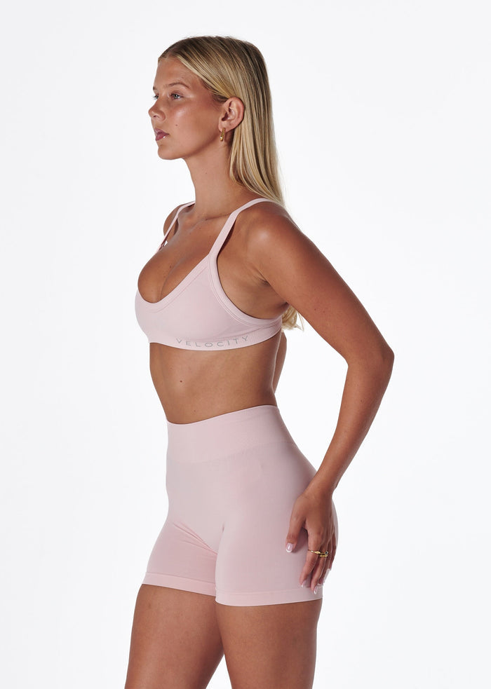 SILHOUETTE BRALETTE - BLUSH