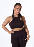 SILHOUETTE CROP - ESPRESSO