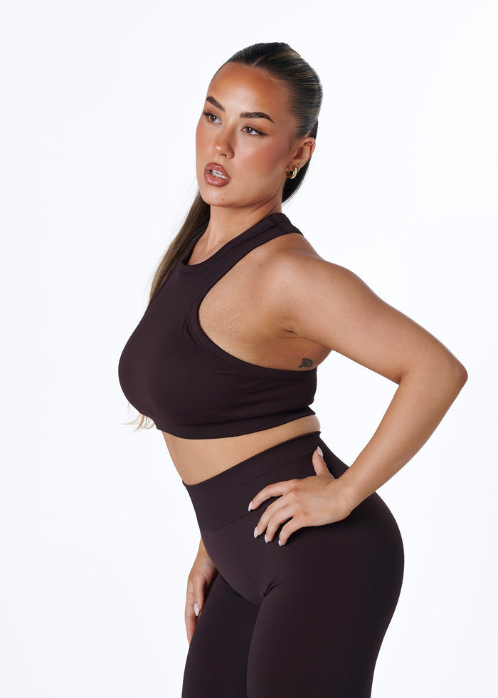 SILHOUETTE CROP - ESPRESSO