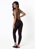 SILHOUETTE JUMPSUIT - ESPRESSO