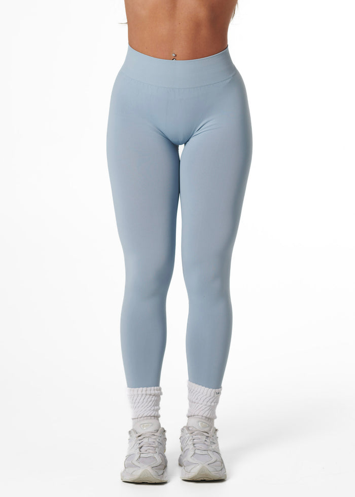 SILHOUETTE SCRUNCH LEGGINGS - GLACIER