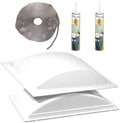 White RV Skylight Bundle with Butyl Tape & Dicor Sealant - Complete Kit View | United RV Parts