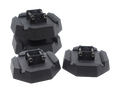 Black SnapPad SnapJack SJU4 Scissor Jack Stabilizer Pads - 4 Pack Product View | United RV Parts