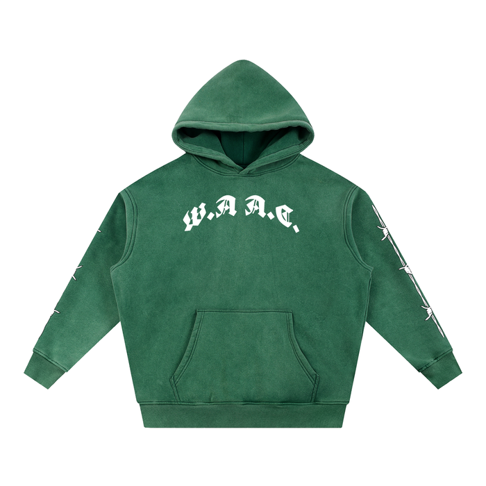 Snow Wash Fleece Oversize Hoodie