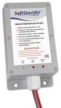 Grey SoftStartRV Universal AC Soft Start Kit - Front View with Wiring | United RV Parts