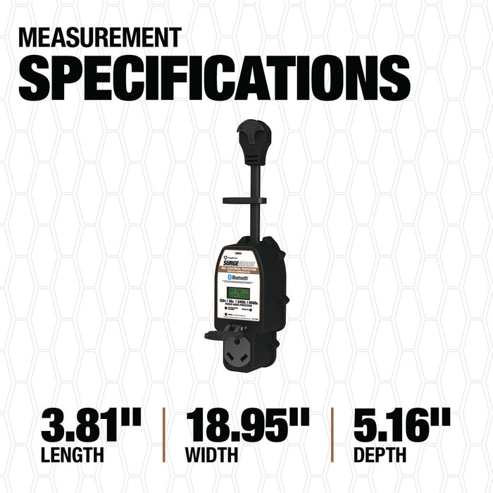 Southwire 34931 Surge Protector Measurement Specifications Chart | United RV Parts