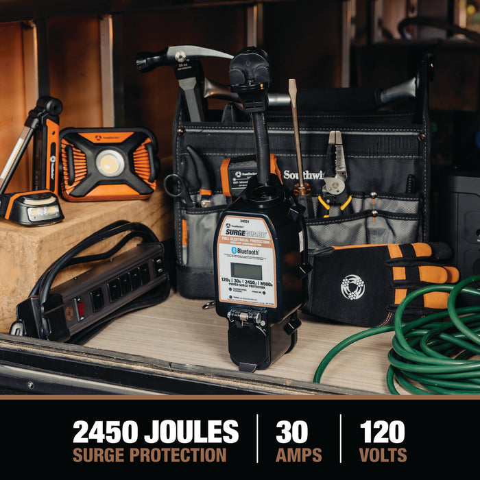 Southwire 34931 Surge Guard in RV Storage Bay - 2450 Joules Protection Specs | United RV Parts