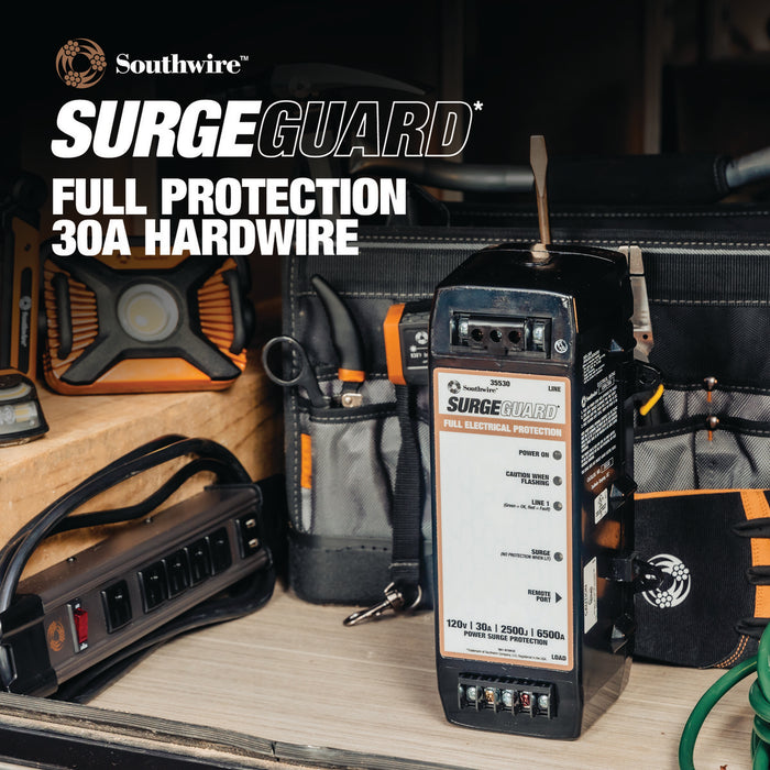 Southwire Surge Guard 30A Hardwire Installation in RV Electrical Panel - Lifestyle View | United RV Parts