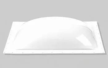 White Acrylic Low Profile RV Skylight 14x22 - Top Angle View | United RV Parts