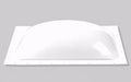 White Acrylic RV Skylight Rectangular 22x30 - Side View | United RV Parts