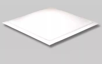 White Acrylic RV Skylight Square SL1818W - Angled View | United RV Parts