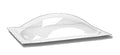 Clear Acrylic RV Skylight Square 22x22 Dome - Angled View | United RV Parts