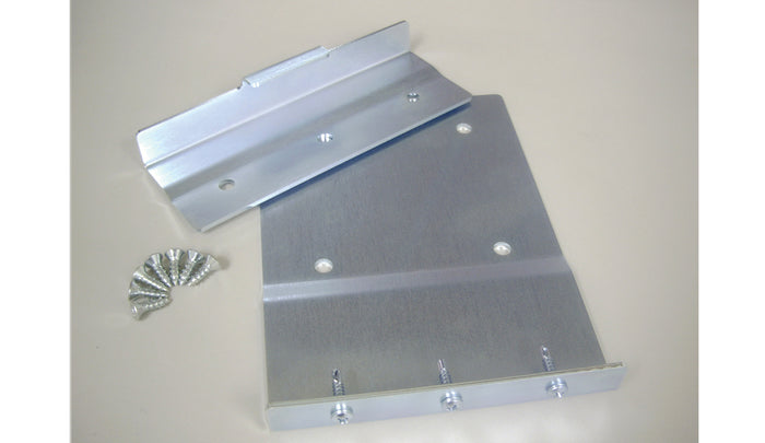 Silver Metal Splendide Dryer Stack Kit SK03 Components - Top View | United RV Parts
