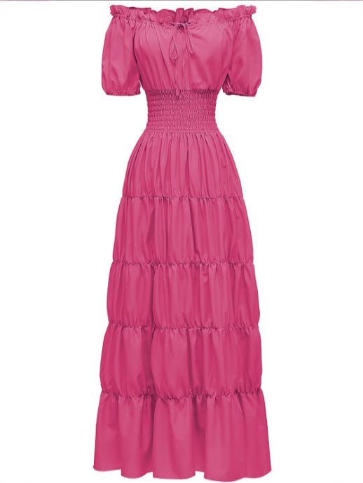 Spring 2025 Medieval Literary Retro dress Stage Dress Cocktail Party Evening Dress