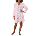 A lady wearing Spring Garden Cotton Jersey Travel Set