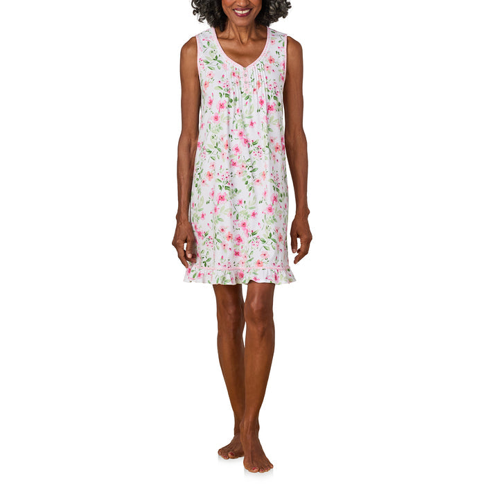 A lady wearing Spring Garden Cotton Jersey Travel Set