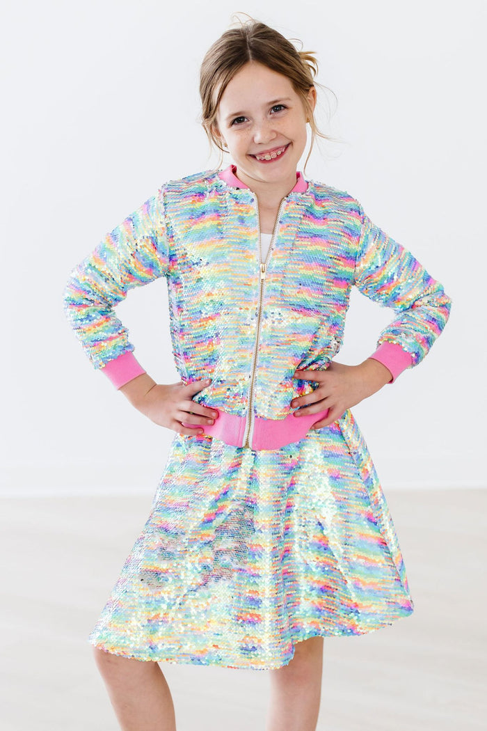 Sprinkles Flip Sequin Jacket-Mila & Rose ®