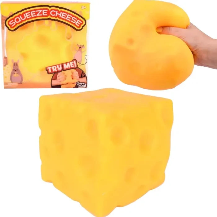Squishy Cheese Block Toy