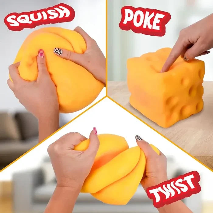 Squishy Cheese Block Toy