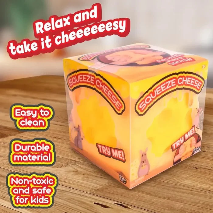 Squishy Cheese Block Toy