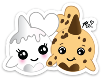 "Squishy Couples" Vinyl Decal Set of 3