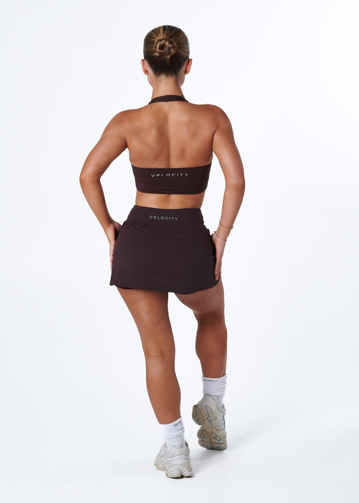 SS SKORT - ESPRESSO