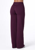 SS STRAIGHT LEG LEGGINGS - PLUM