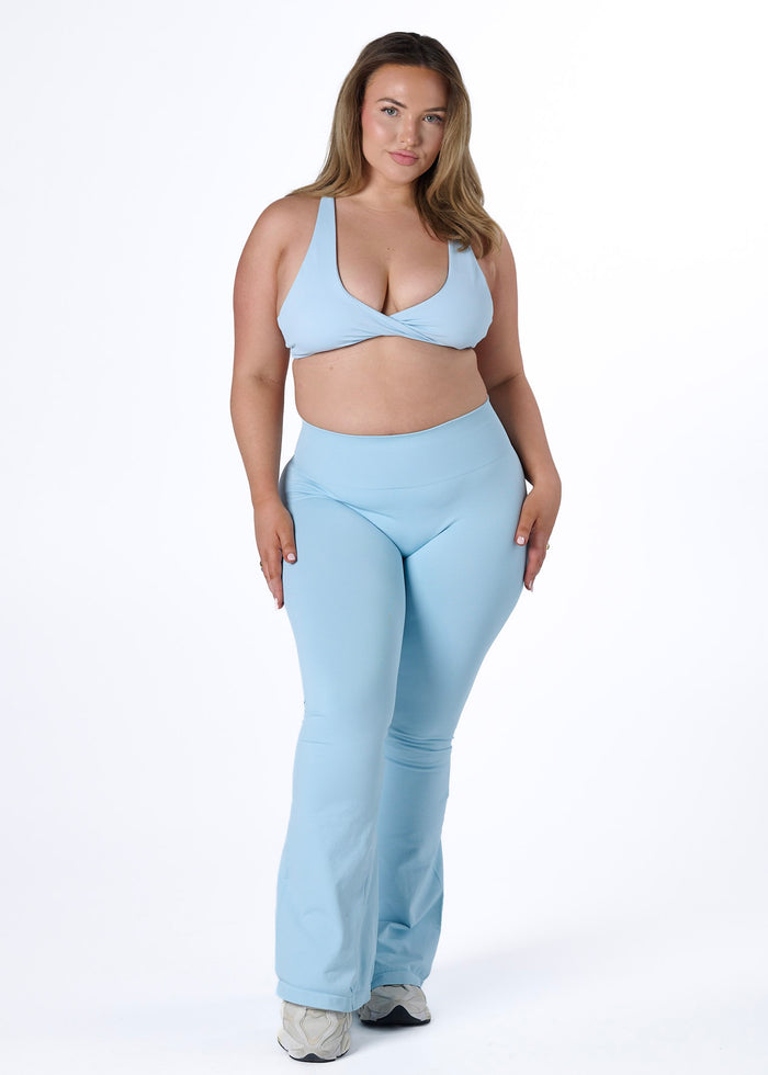 SS TWIST BRA - SKY