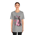 Stay Soft It's A Power T‑Shirt — Pink Butterfly Girl Graphic Tee