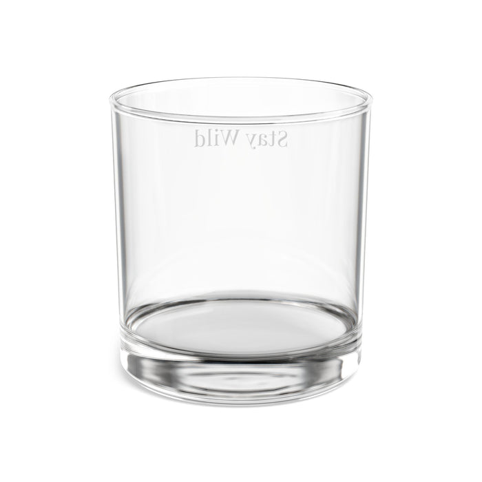 Stay Wild Rocks Glass | 10 oz Whiskey Glass