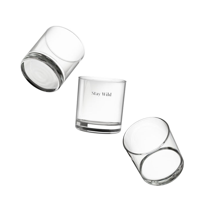 Stay Wild Rocks Glass | 10 oz Whiskey Glass